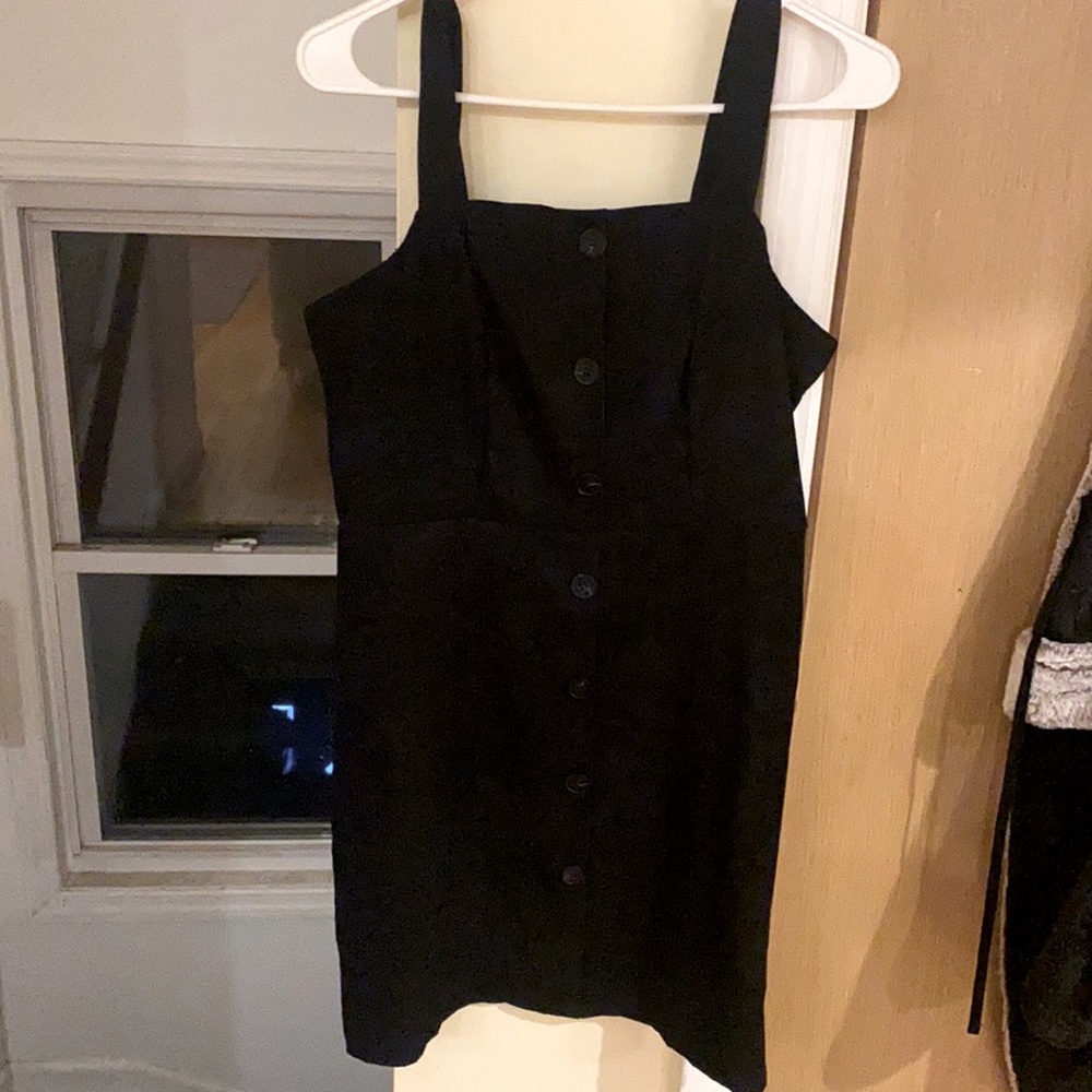 Black Button Down Dress